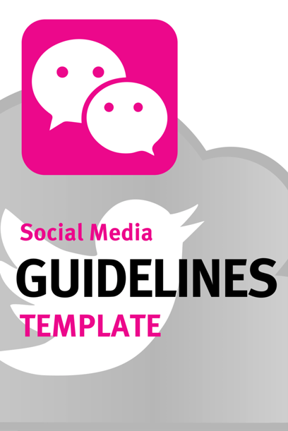 Social media guidelines template