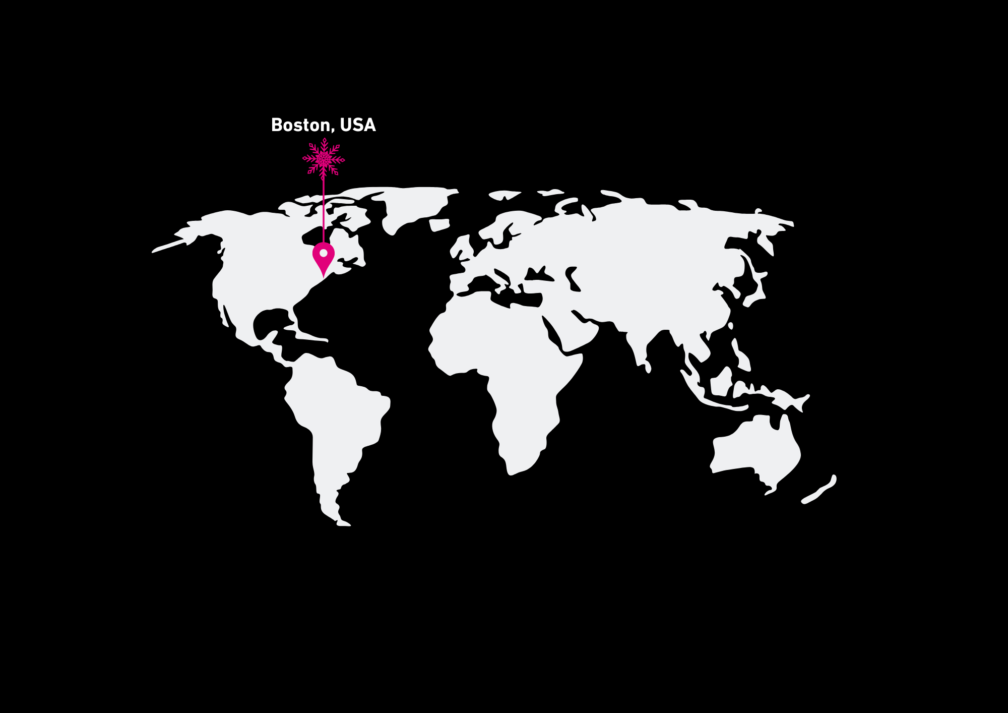Boston Seasons Greetings Map